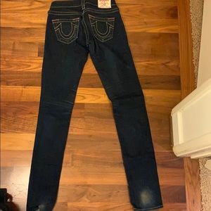 True Religions Dark Blue Jeans.